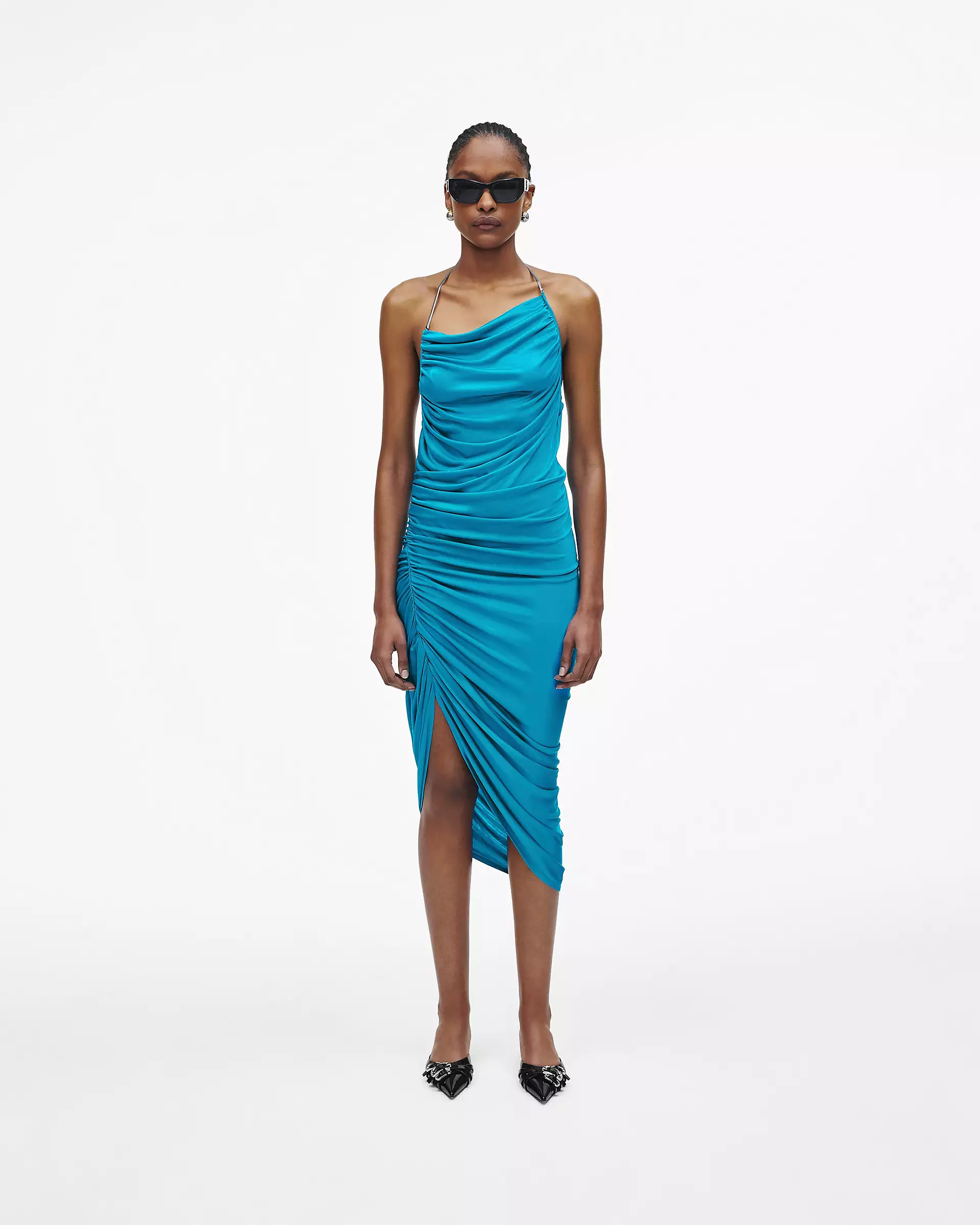 Fluid Draped Dress