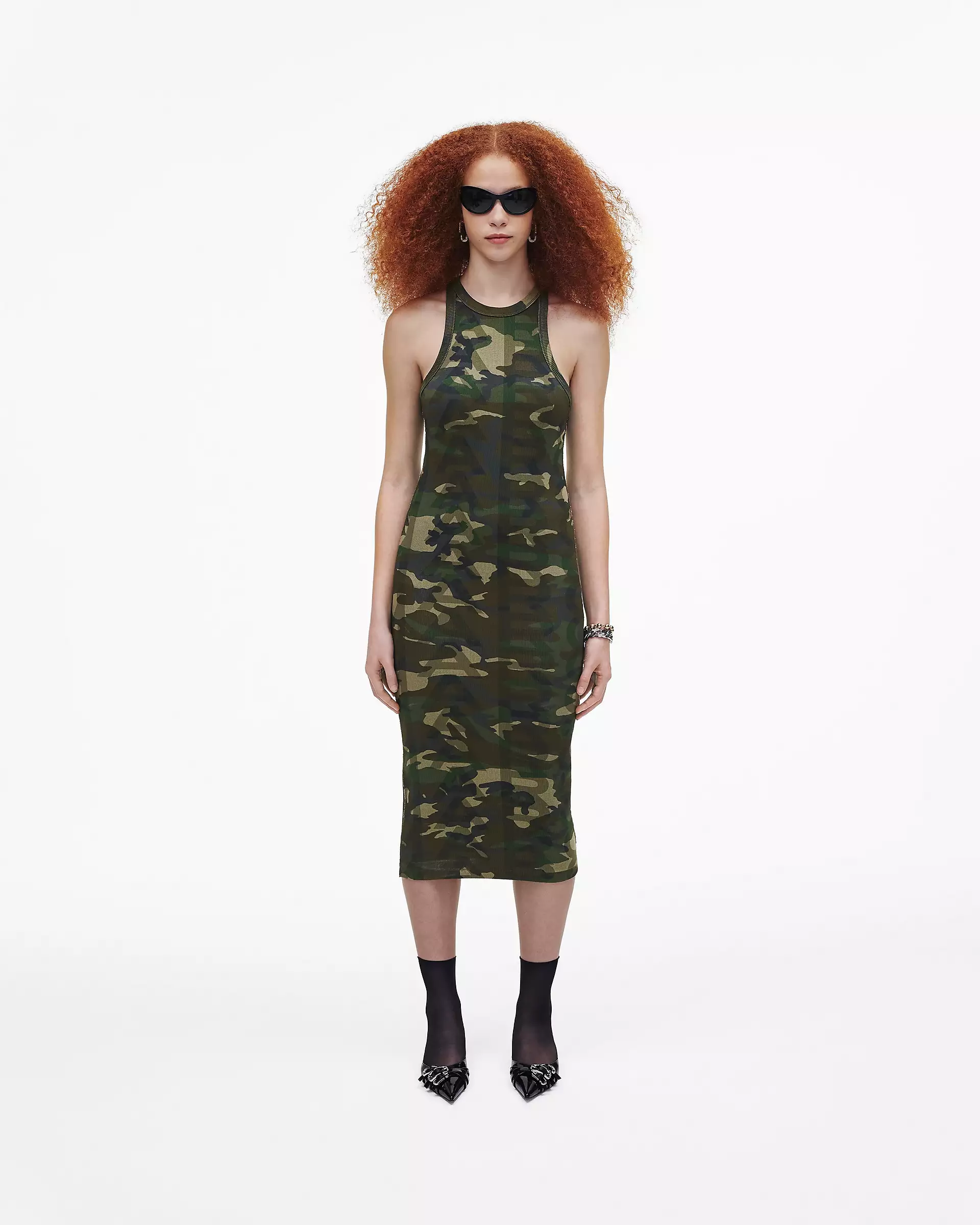 Camo Racer Rib Dress
