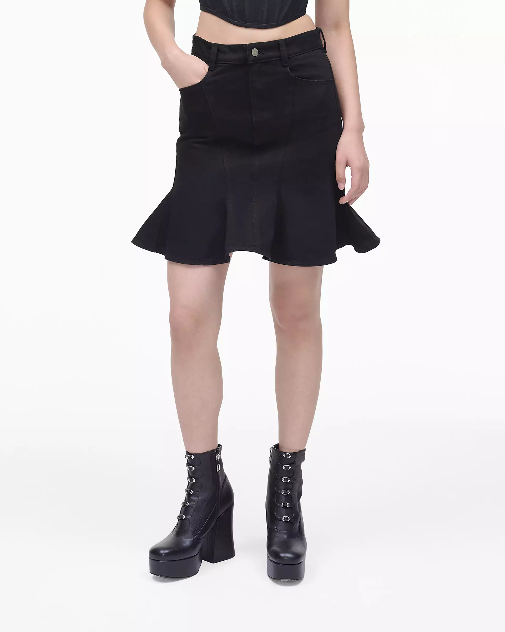 The Fluted  Mini Skirt
