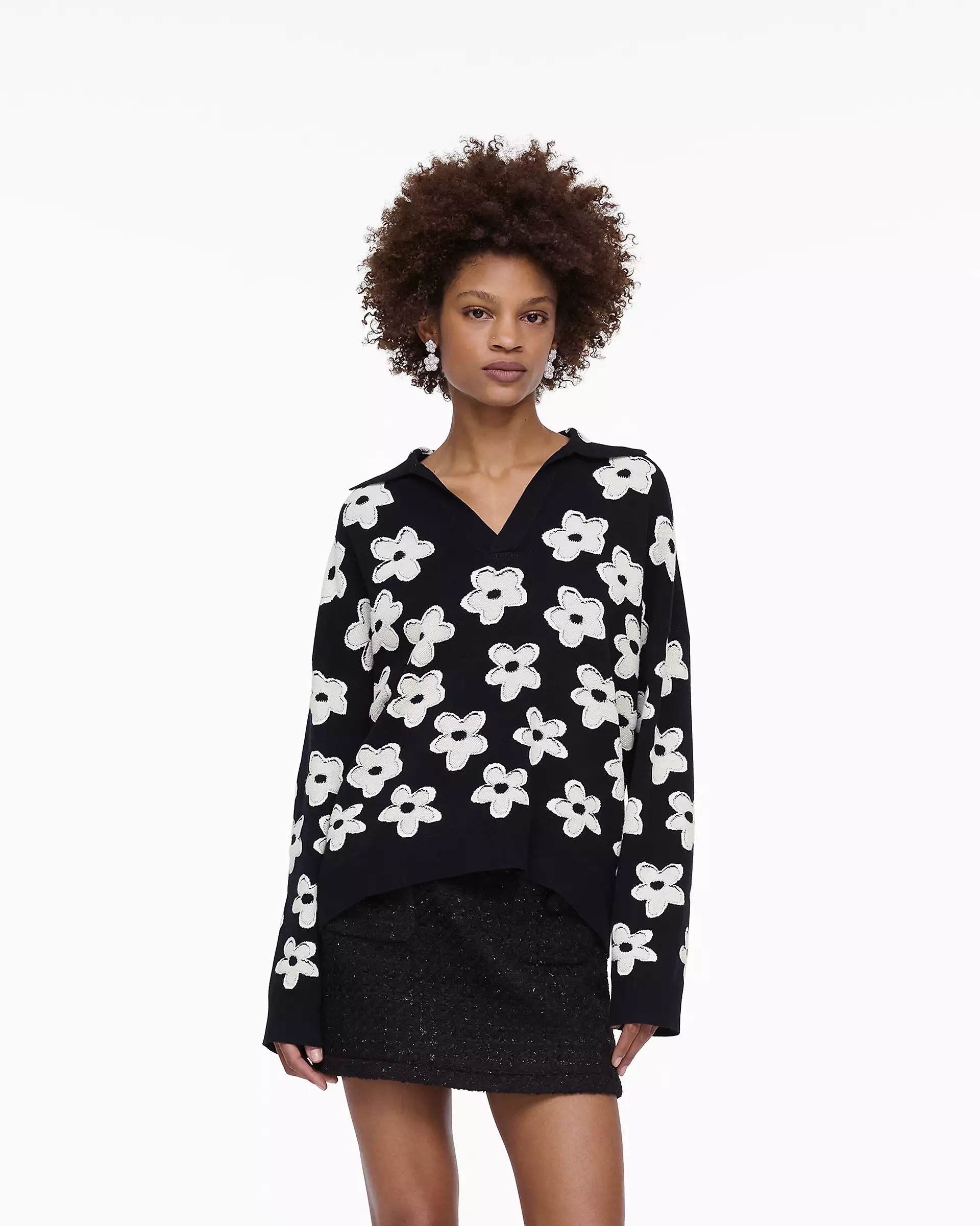 Daisy Jacquard Polo