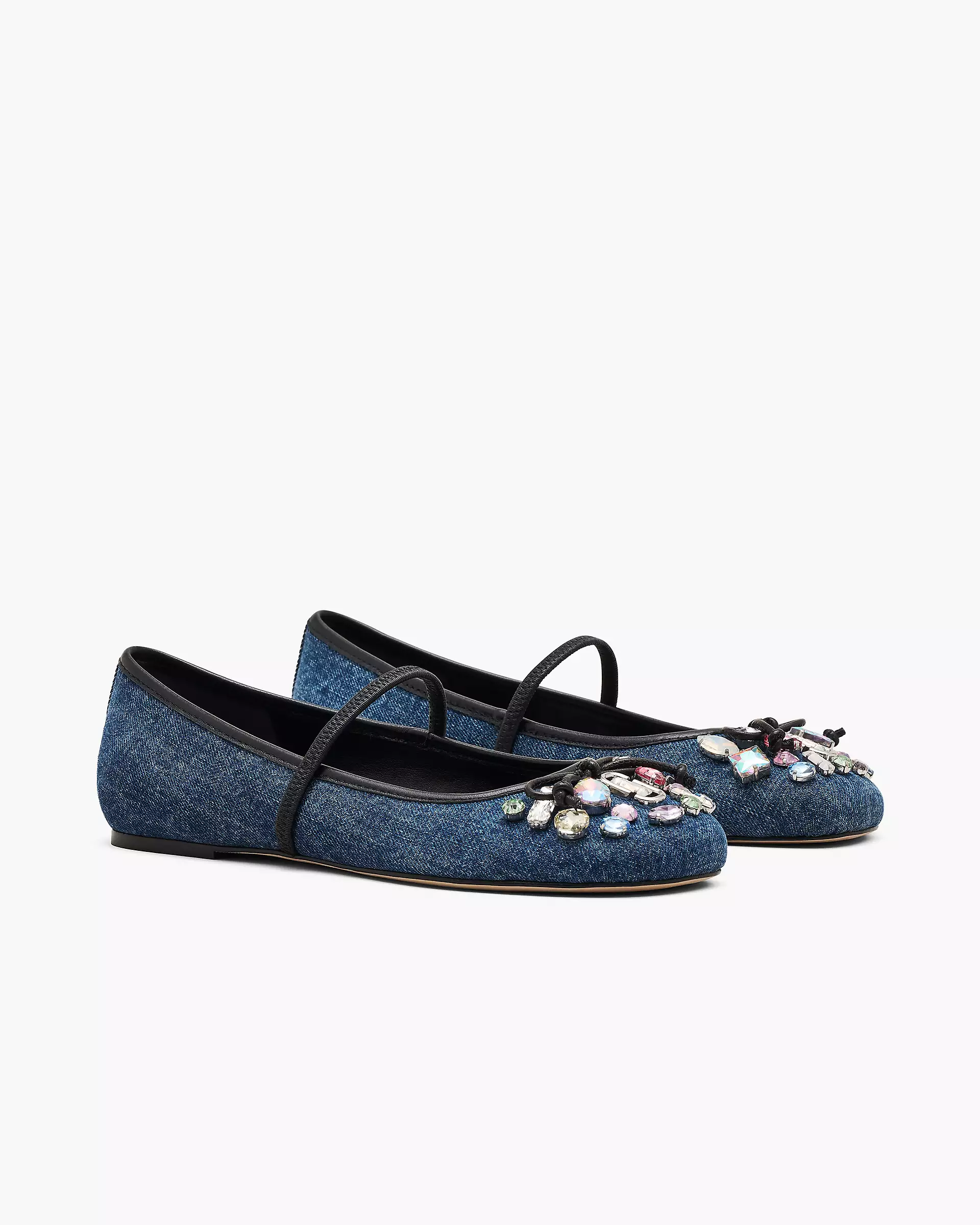 The Gem Denim Sabrina Ballerina